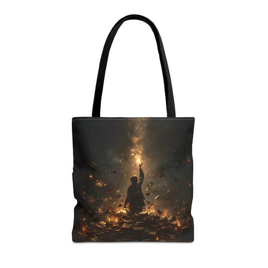 Sperling – Stofftasche mit künstlerischem Vogel-Print - Noctis Atelier