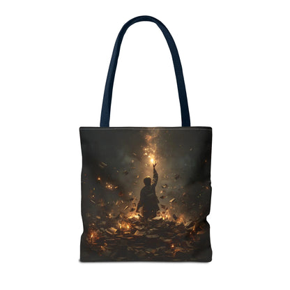 Sperling – Stofftasche mit künstlerischem Vogel-Print - Noctis Atelier