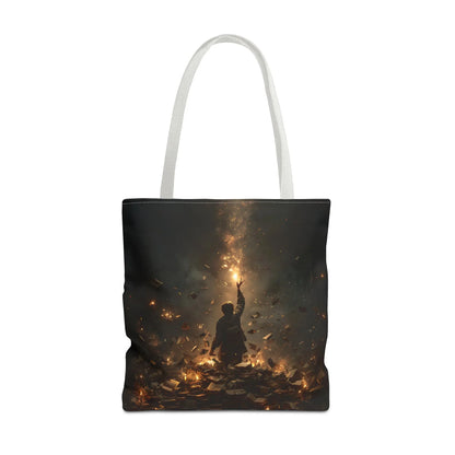 Sperling – Stofftasche mit künstlerischem Vogel-Print - Noctis Atelier