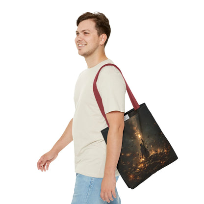 Sperling – Stofftasche mit künstlerischem Vogel-Print - Noctis Atelier