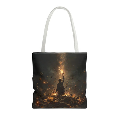 Sperling – Stofftasche mit künstlerischem Vogel-Print - Noctis Atelier