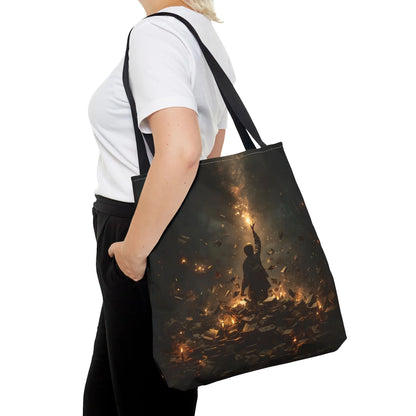 Sperling – Stofftasche mit künstlerischem Vogel-Print - Noctis Atelier