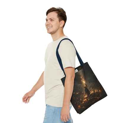 Sperling – Stofftasche mit künstlerischem Vogel-Print - Noctis Atelier