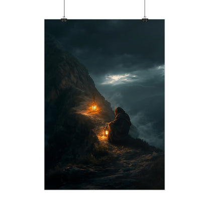 Laternenwacht – Poster Dark Fantasy - Noctis Atelier
