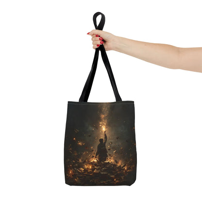 Sperling – Stofftasche mit künstlerischem Vogel-Print - Noctis Atelier