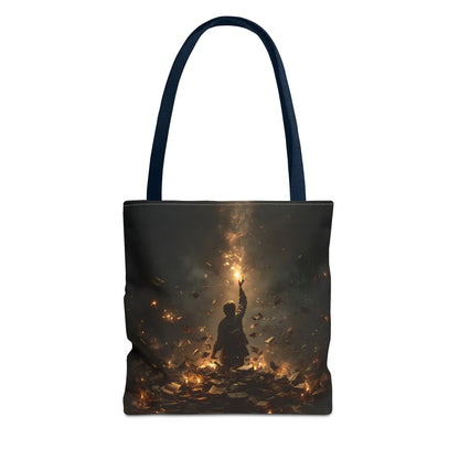 Sperling – Stofftasche mit künstlerischem Vogel-Print - Noctis Atelier