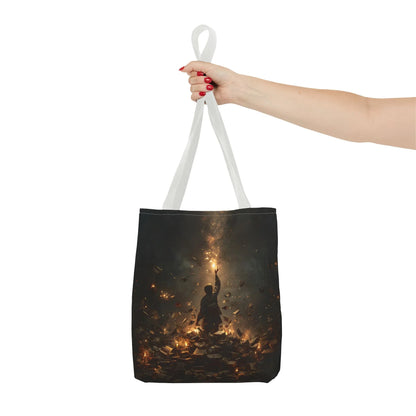 Sperling – Stofftasche mit künstlerischem Vogel-Print - Noctis Atelier