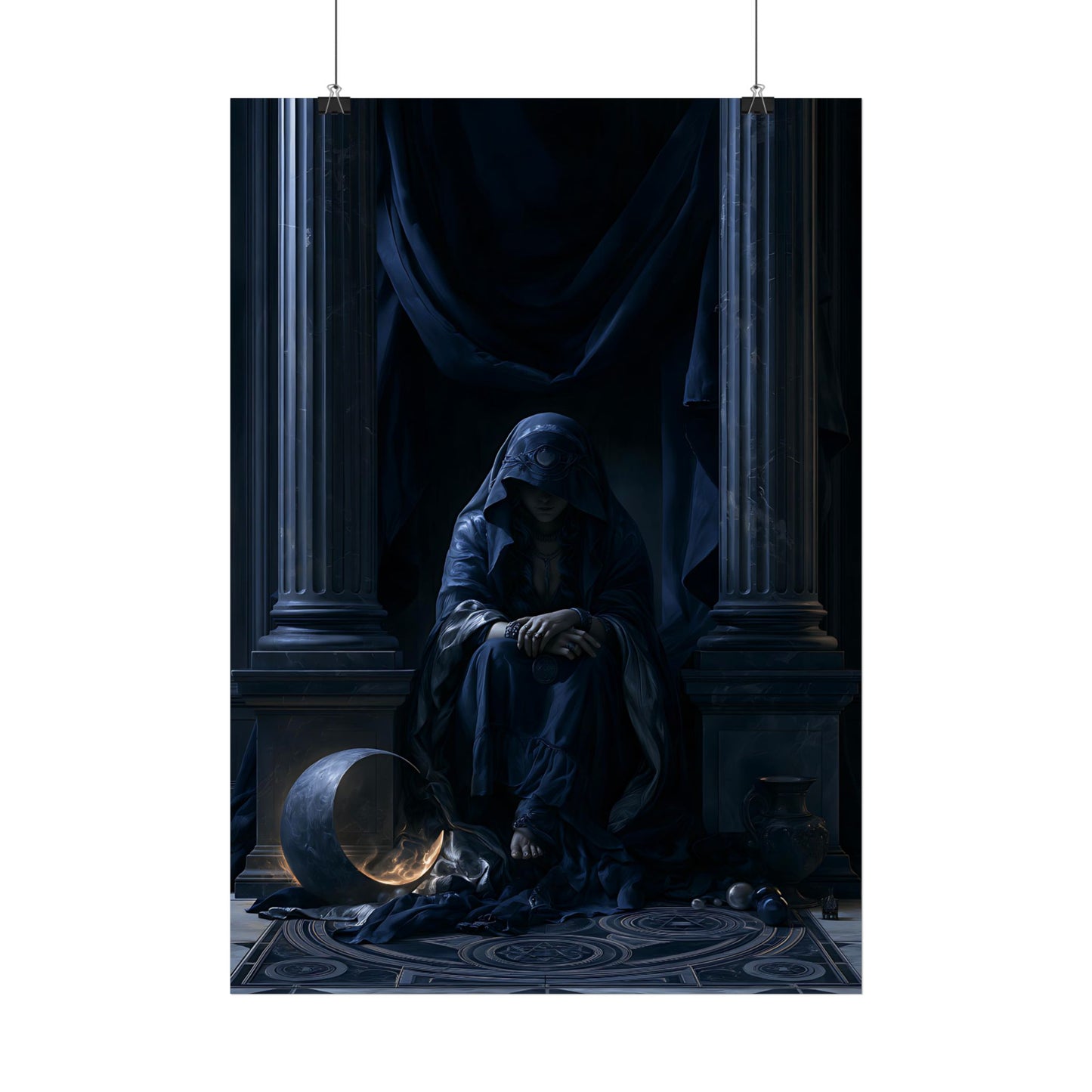 Das Orakel – Poster Dark Fantasy - Noctis Atelier