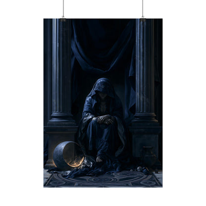Das Orakel – Poster Dark Fantasy - Noctis Atelier