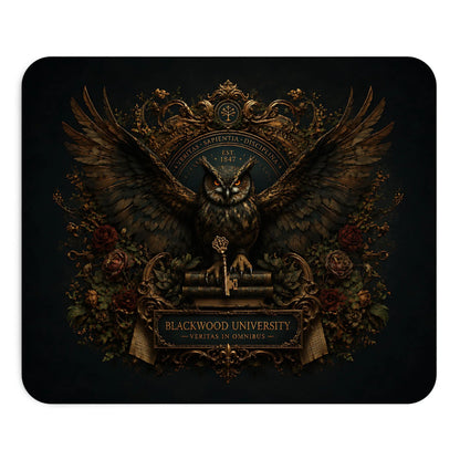 Blackwood Eulenwappen – Mauspad Dark Academia - Noctis Atelier