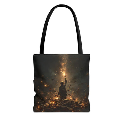 Sperling – Stofftasche mit künstlerischem Vogel-Print - Noctis Atelier