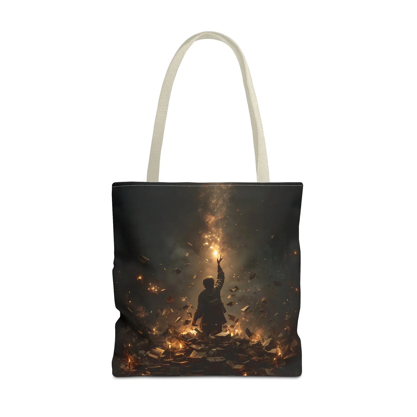 Sperling – Stofftasche mit künstlerischem Vogel-Print - Noctis Atelier