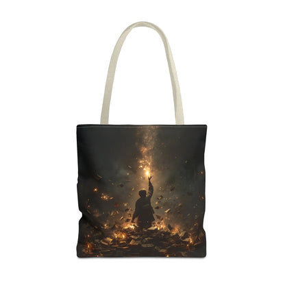 Sperling – Stofftasche mit künstlerischem Vogel-Print - Noctis Atelier
