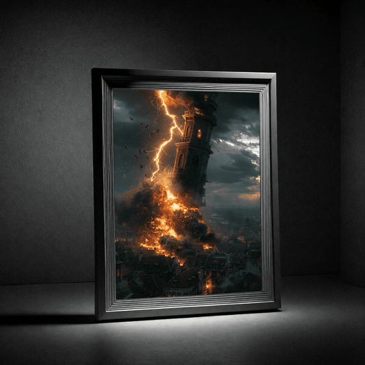 Turm des Verderbens – Poster Dark Fantasy - Noctis Atelier