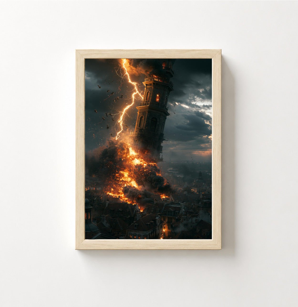 Turm des Verderbens – Poster Dark Fantasy - Noctis Atelier