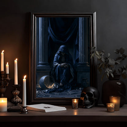 Das Orakel – Poster Dark Fantasy - Noctis Atelier