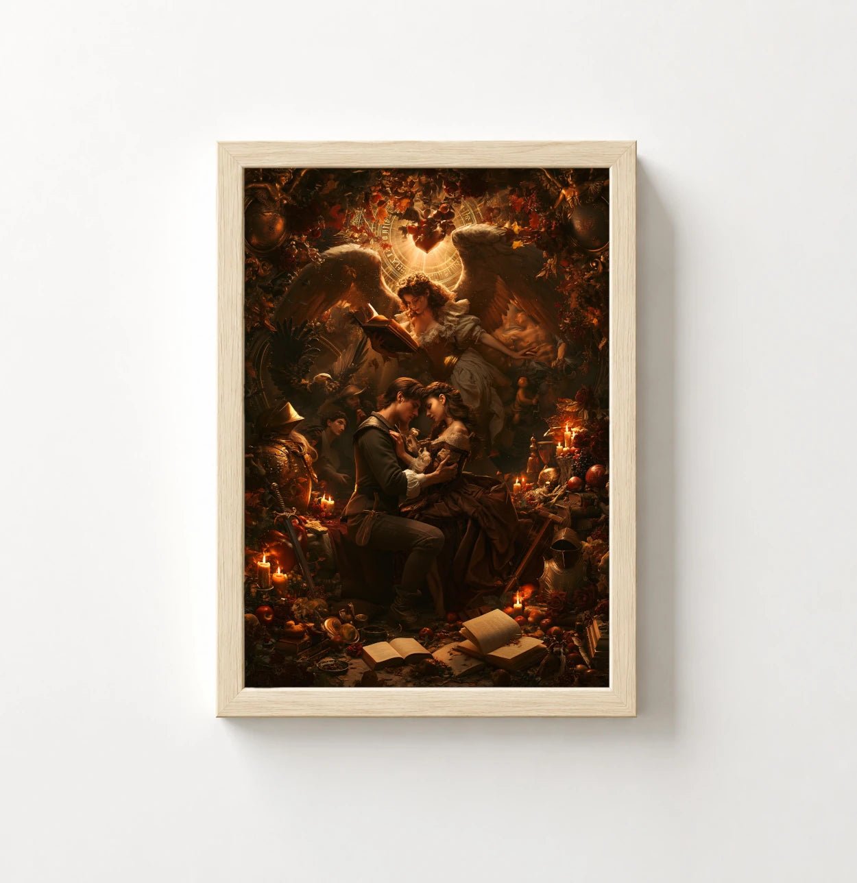 Engelswacht – Poster Vintage-Märchen - Noctis Atelier